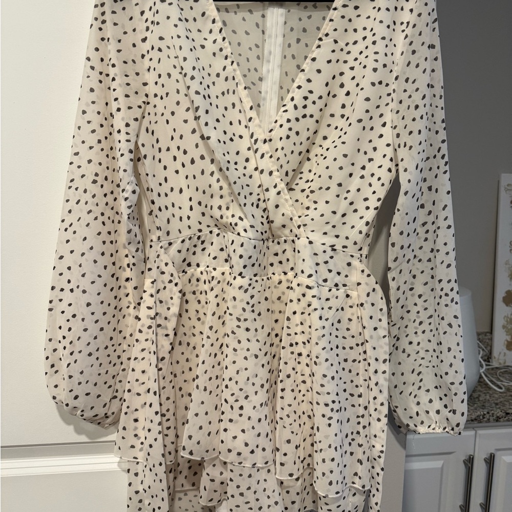 Polka Dot Wrap Dress